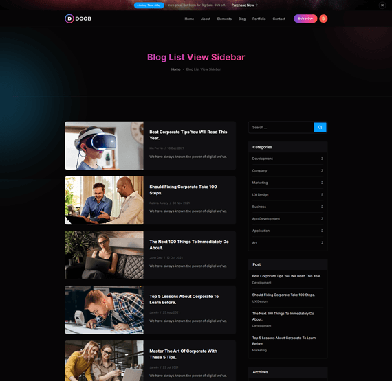 Blog List Sidebar Image