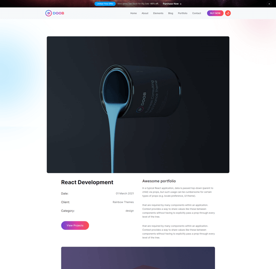 Portfolio Details Light Image